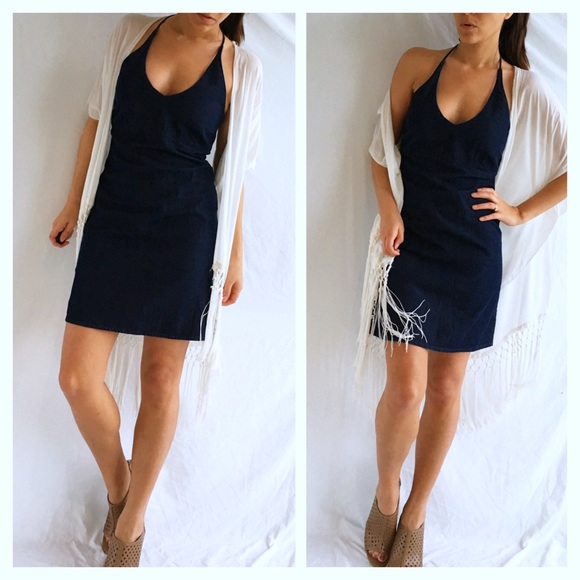 Old Navy Dresses & Skirts - Denim Jean Halter Dress 🇺🇸