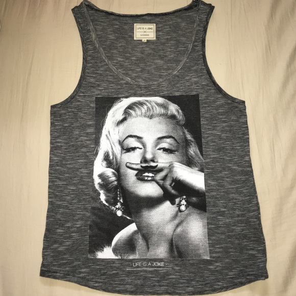 Life is a Joke Marilyn tank