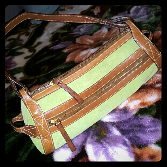 Kate Spade Green Suede Bag