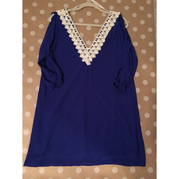 Lace Trimmed Dress