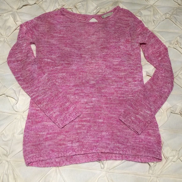 Hinge sweater with open back