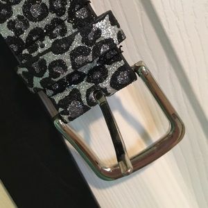 Small Leopard Print Belt