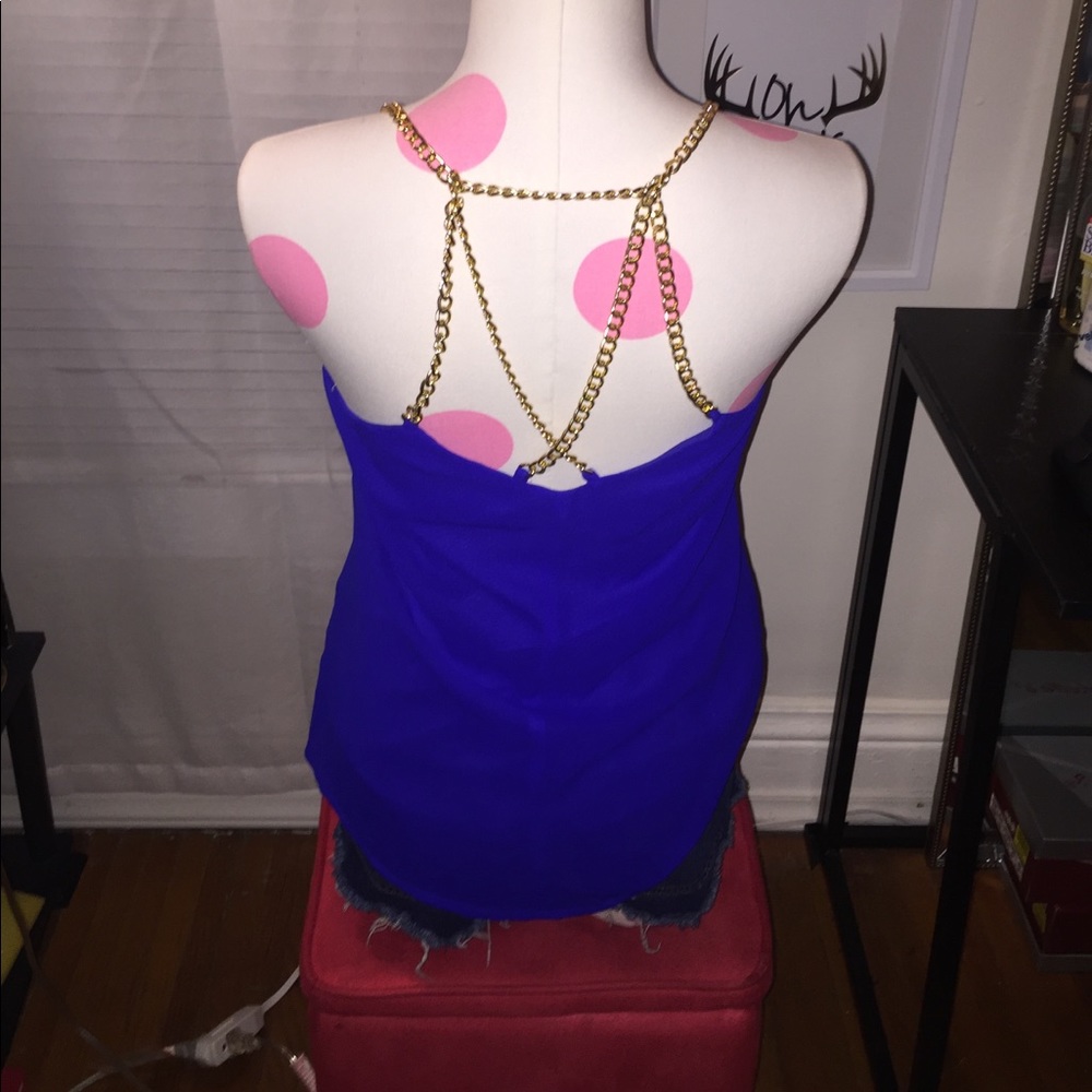 Royal blue tank