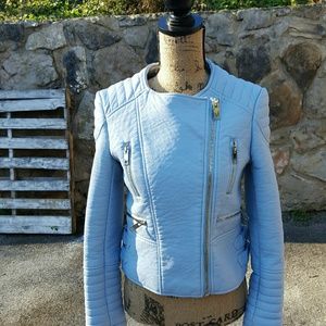 Zara , faux leather jacket
