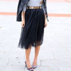 Black tulle skirt 💜