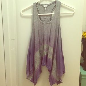 Incredibly flattering Grey/purple tank top