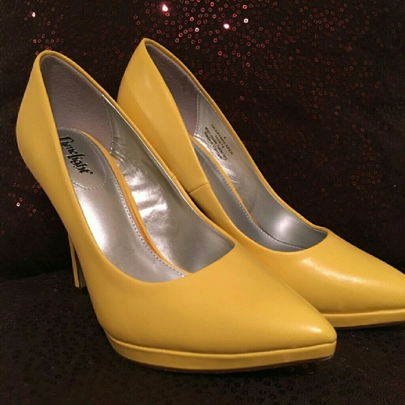 Yellow heels