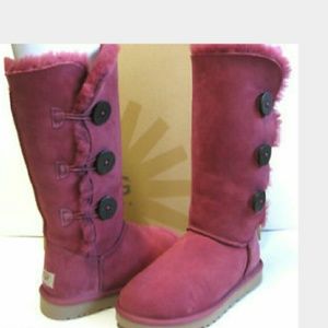 Ugg Sangria triple bailey button boot