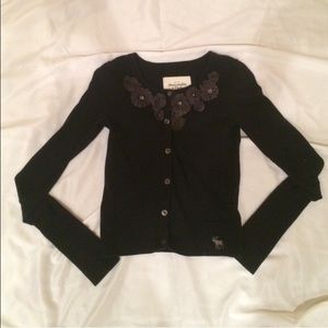 Navy Blue Abercrombie and Fitch Cardigan