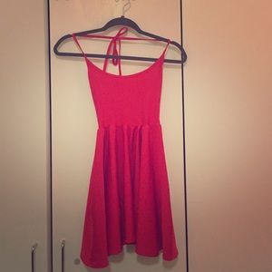 American Apparel red dress XS
