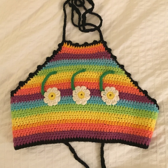 Halter 666 UNIF crop top!
