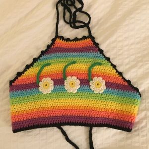 Halter 666 UNIF crop top!