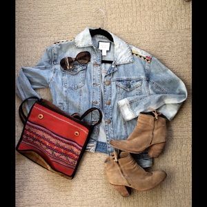 Adventure Is Out There Denim Jacket