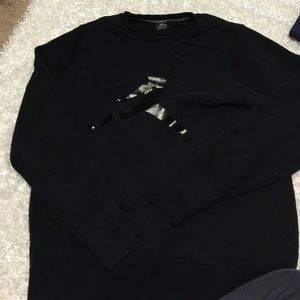 New Jordan 11 black crew sweatshirt Men's