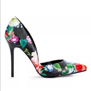 Just Fab Floral Heels
