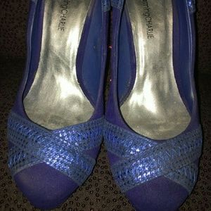 Blue heels