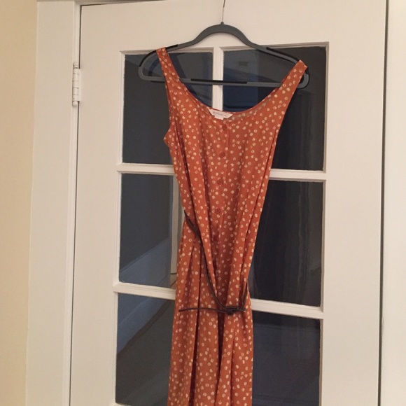 BCBG hi lo belted dress