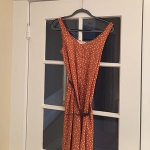 BCBG hi lo belted dress