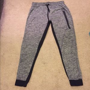 Gray and black Joggers