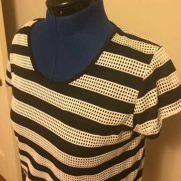 Converse black/white striped t-shirt - Picture 2 of 4