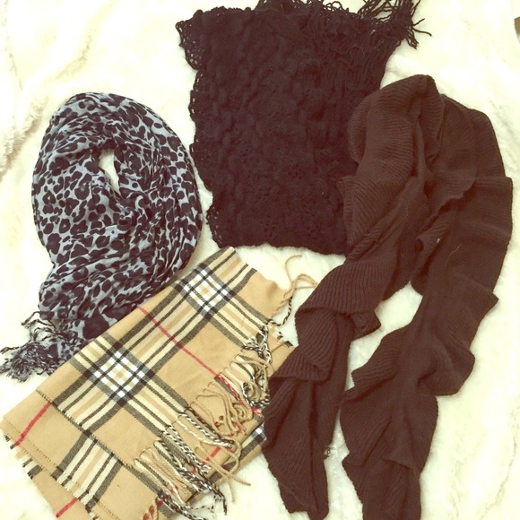 Assorted scarves