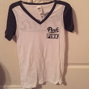 Pink v neck