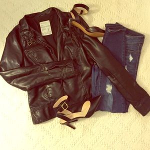 Vegan Leather Jacket