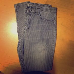 Gap Railroad Stripe Legging Jean