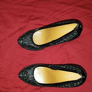 Black clavin Klein pumps