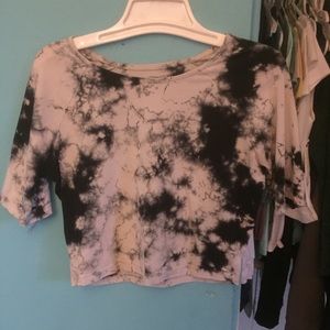 Black and White crop top