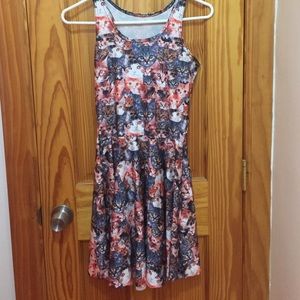 Kitten skater dress
