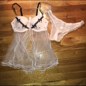 Blush Pink Victoria's Secret Lingerie Set