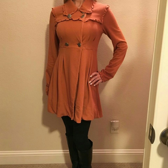 Never worn Stella Starr jacket dress burnt orange