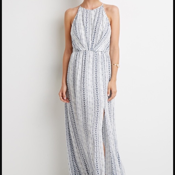 High slit maxi dress