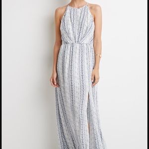 High slit maxi dress