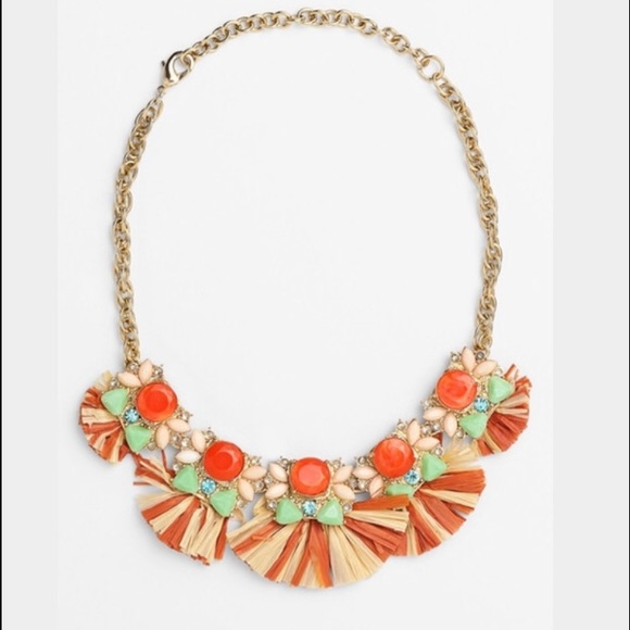 Lee by Lee Angel Rafia Statement Necklace - Picture 1 of 4