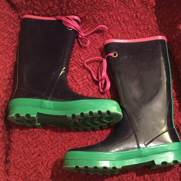 FINAL$$$ J. Crew Rain Boots 9 GUC - Picture 3 of 4