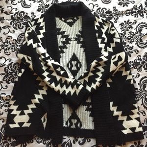 Aztec print oversized cardigan ✨