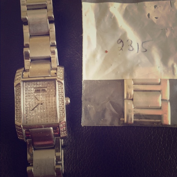 Croton authentic diamond face ladies watch