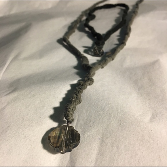 Wearable art jewelry, layering necklace