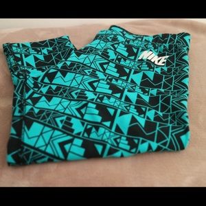 Teal/Black Nike Leggings