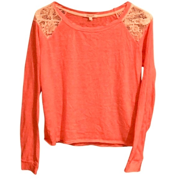 Orange (coral) long sleeve shirt