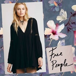 SOLD Free People Babydoll Lace Swing Tunic
