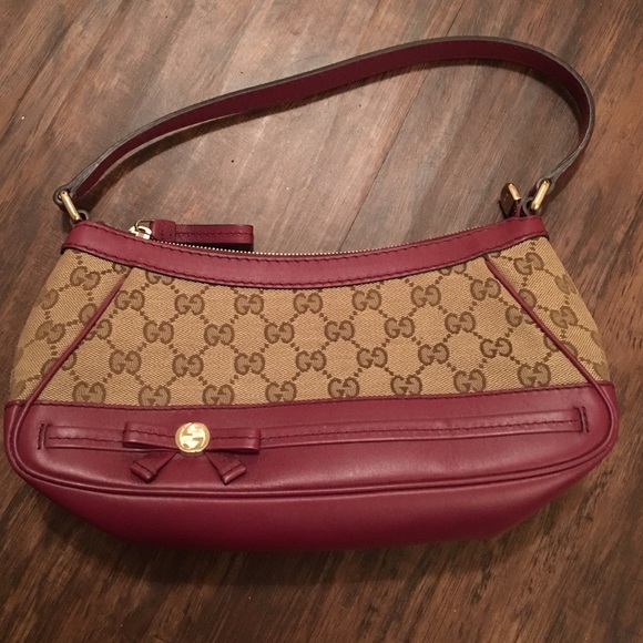 Authentic Maroon Gucci purse