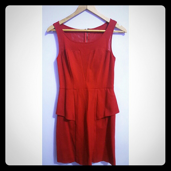 Sleeveless Red Guess Dress