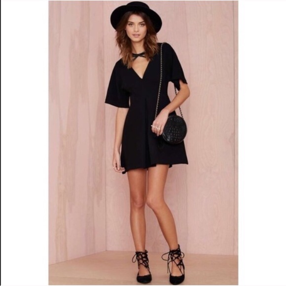 Nasty Gal Carrie Dress in black - Picture 3 of 4