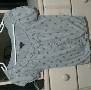 Grey American Eagle  blouse
