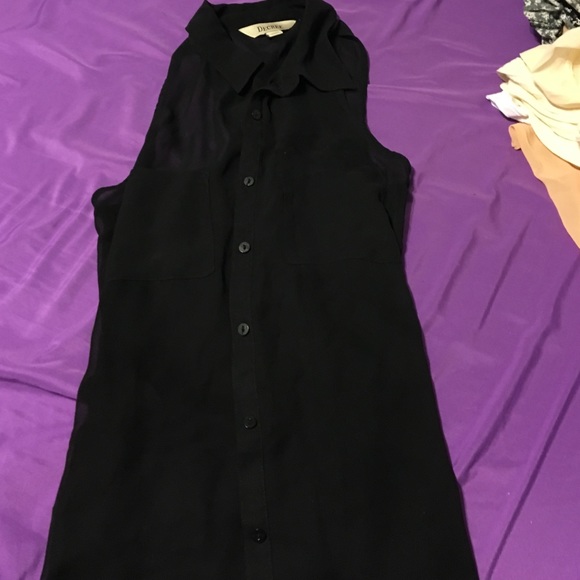 Sheer tank top blouse