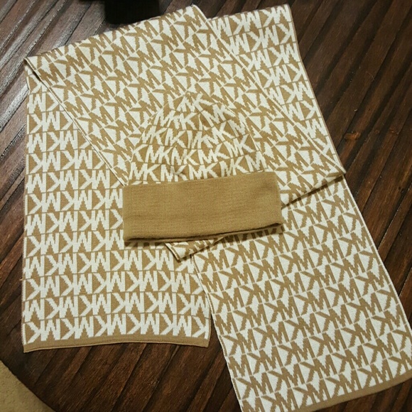 Michael Kors scarf and hat