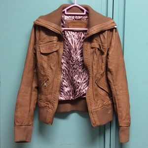 Faux Leather Moto Jacket